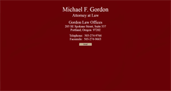 Desktop Screenshot of gordonlaw.com