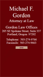 Mobile Screenshot of gordonlaw.com