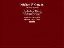 Tablet Screenshot of gordonlaw.com