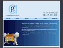 Tablet Screenshot of gordonlaw.co.uk